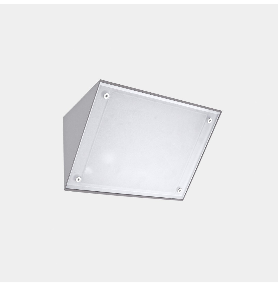 LedsC4 - Aplique IP65 Curie PC Small E27 15 gris 710lm LedsC4 - Aplique IP65 Curie PC Small E27 15 gris 710lm