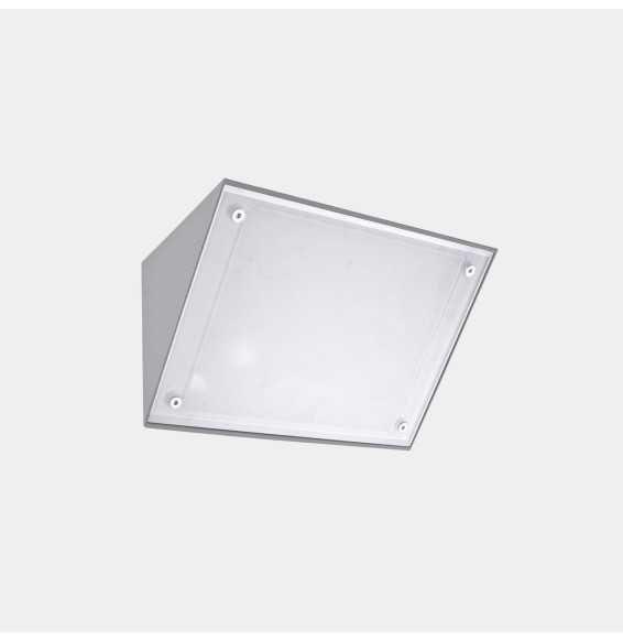 LedsC4 - Aplique IP65 Curie PC Small E27 15 gris 710lm