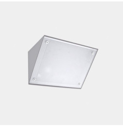 LedsC4 - Aplique IP65 Curie PC Small E27 15 gris 710lm