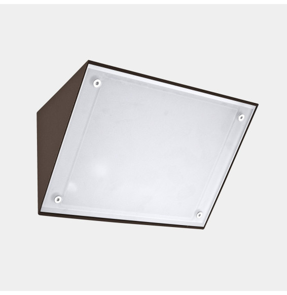 LedsC4 - Aplique IP65 Curie PC Big E27 30 marrón 1530lm
