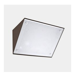 LedsC4 - Aplique IP65 Curie PC Big E27 30 marrón 1530lm