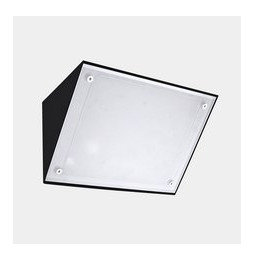 LedsC4 - Aplique IP65 Curie PC Big E27 30 negro 1530lm