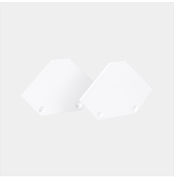 LedsC4 - Accesorio tapa final superficie x2 para Super Taglio blanco