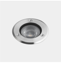LedsC4 - Empotrable de suelo IP66-IP68 (5m) aro LED 13.2 blanco cálido 3000K 48V-PWM acero inoxidable AISI 316 1197lm