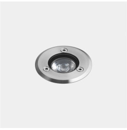 LedsC4 - Empotrable de suelo IP66-IP68 (5m) aro LED 6.1 blanco cálido 2700K 48V-PWM acero inoxidable AISI 316 305lm