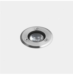 LedsC4 - Empotrable de suelo IP66-IP68 (5m) aro LED 6.1 blanco cálido 2700K 48V-PWM acero inoxidable AISI 316 386lm