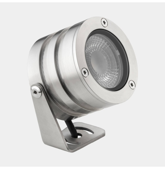 LedsC4 - Proyector IP66-IP68 (5m) aro LED 13.2 blanco cálido 2700K 48V-PWM acero inoxidable AISI 316 1050lm
