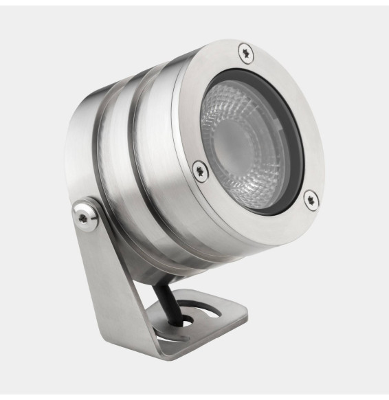 LedsC4 - Proyector IP66-IP68 (5m) aro LED 13.2 blanco cálido 2700K 48V-PWM acero inoxidable AISI 316 858lm