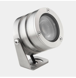 LedsC4 - Proyector IP66-IP68 (5m) aro LED 13.2 blanco cálido 2700K 48V-PWM acero inoxidable AISI 316 858lm