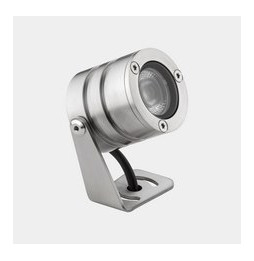 LedsC4 - Proyector IP66-IP68 (5m) aro LED 6.1 blanco cálido 2700K 48V-PWM acero inoxidable AISI 316 239lm