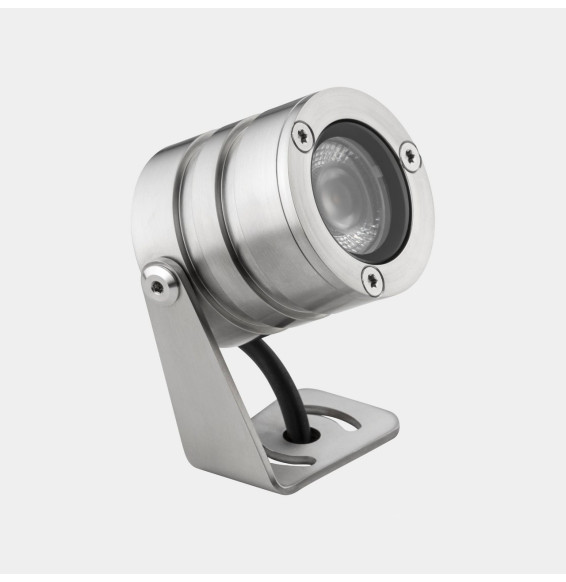 LedsC4 - Proyector IP66-IP68 (5m) aro LED 6.1 blanco cálido 2700K 48V-PWM acero inoxidable AISI 316 386lm