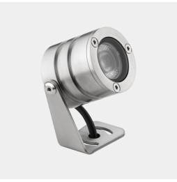 LedsC4 - Proyector IP66-IP68 (5m) aro LED 6.1 blanco cálido 3000K 48V-PWM acero inoxidable AISI 316 257lm