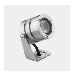 LedsC4 - Proyector IP66-IP68 (5m) aro LED 6.1 blanco cálido 3000K 48V-PWM acero inoxidable AISI 316 257lm