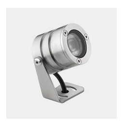 LedsC4 - Proyector IP66-IP68 (5m) aro LED 6.1 blanco cálido 3000K 48V-PWM acero inoxidable AISI 316 307lm