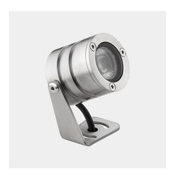 LedsC4 - Proyector IP66-IP68 (5m) aro LED 6.1 blanco cálido 3000K 48V-PWM acero inoxidable AISI 316 423lm