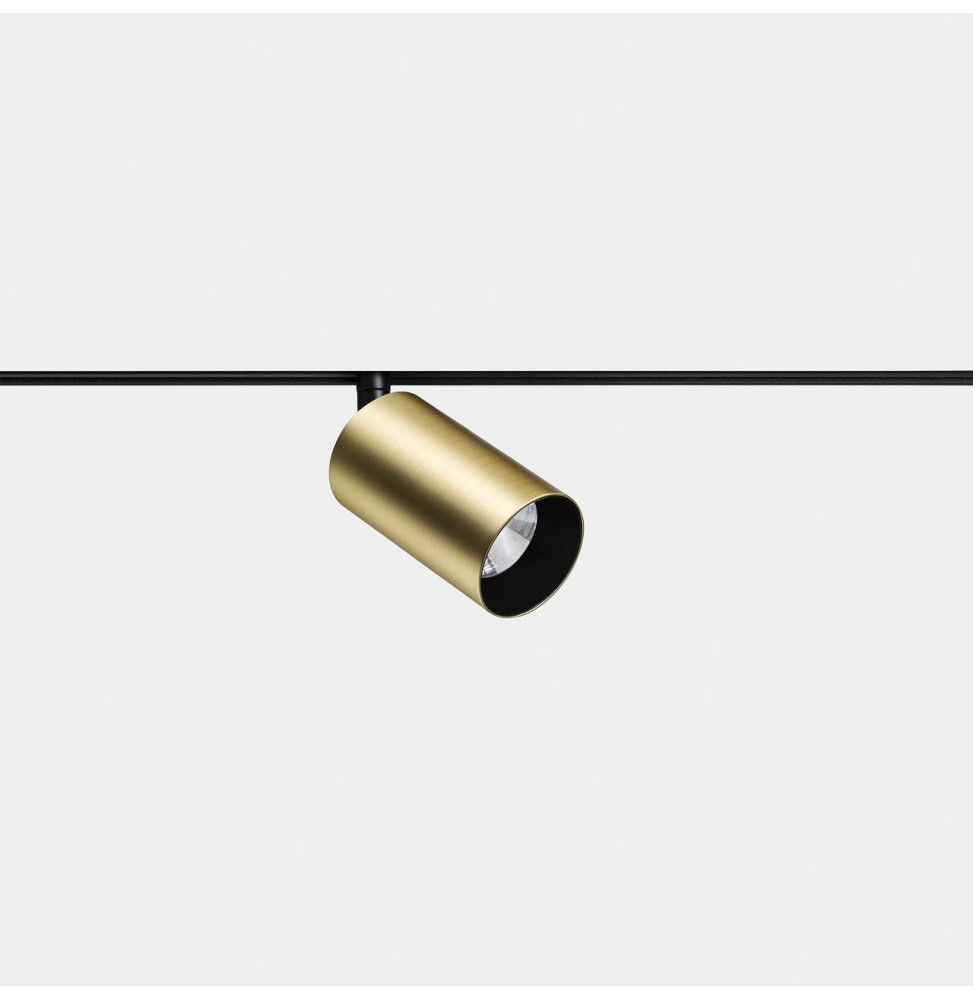 LedsC4 - Proyector Atom Low Voltage ø52 bajo voltaje 17.3 blanco cálido 2700K CRI 90 DALI-2 oro mate 1713lm