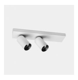 LedsC4 - Proyector Atom superficie doble 52 38.1 blanco cálido 3000K CRI 90 35º ON-OFF blanco 3676lm