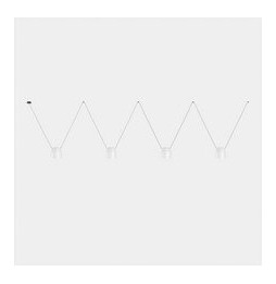 LedsC4 - Luminaria colgante Attic 4 cuerpos hexagonal Shape 1200mm Side E27 60 blanco 4340lm