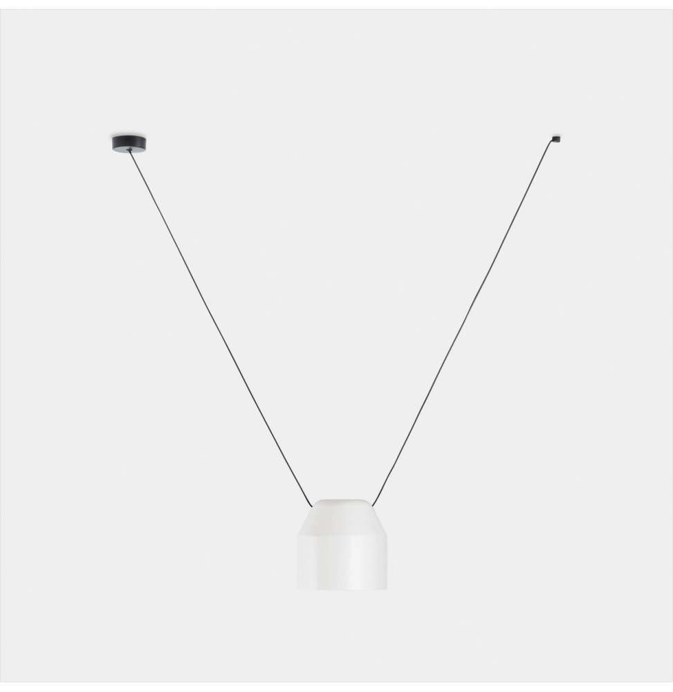 LedsC4 - Luminaria colgante Attic hexagonal Shape V 2200mm E27 15 blanco 1085lm LedsC4 - Luminaria colgante Attic hexagonal Shape V 2200mm E27 15 blanco 1085lm