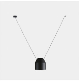 LedsC4 - Luminaria colgante Attic hexagonal Shape V 2200mm E27 15 negro 1085lm