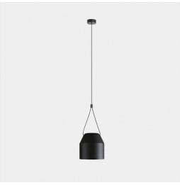 LedsC4 - Luminaria colgante Attic simple hexagonal Shape E27 15 negro 1085lm