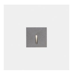 LedsC4 - Empotrable de pared IP66 Bat cuadrado lineal LED 3 4000K ON-OFF gris 10lm