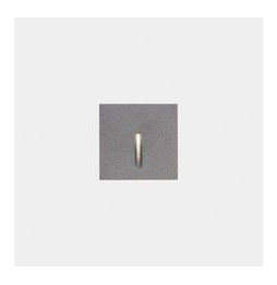 LedsC4 - Empotrable de pared IP66 Bat cuadrado lineal LED 3 3000K ON-OFF gris 10lm