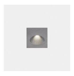 LedsC4 - Empotrable de pared IP66 Bat cuadrado oval LED 2.2 blanco neutro 4000K gris 77lm
