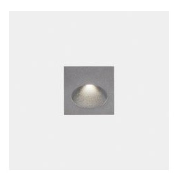 LedsC4 - Empotrable de pared IP66 Bat cuadrado oval LED 3 4000K ON-OFF gris 77lm