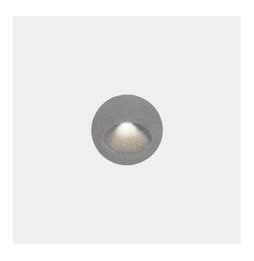 LedsC4 - Empotrable de pared IP66 Bat redonda oval LED 2.2 blanco neutro 4000K gris 77lm