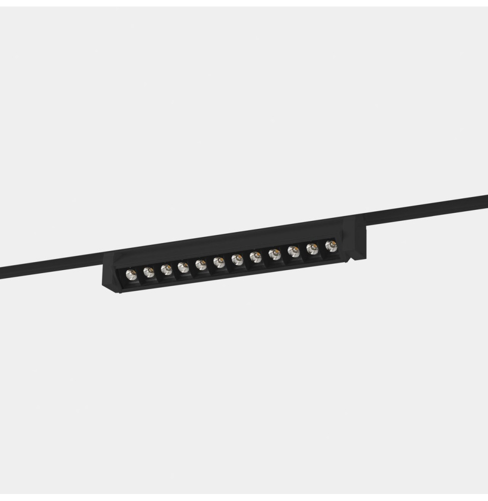 LedsC4 - Proyector Bento 12 LEDS ajustable bajo voltaje 12.6 blanco cálido 3000K CRI 90 DALI-2 negro 1374lm