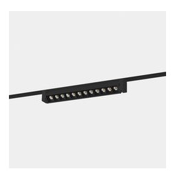 LedsC4 - Proyector Bento 12 LEDS ajustable bajo voltaje 12.6 blanco cálido 3000K CRI 90 ON-OFF negro 1205lm