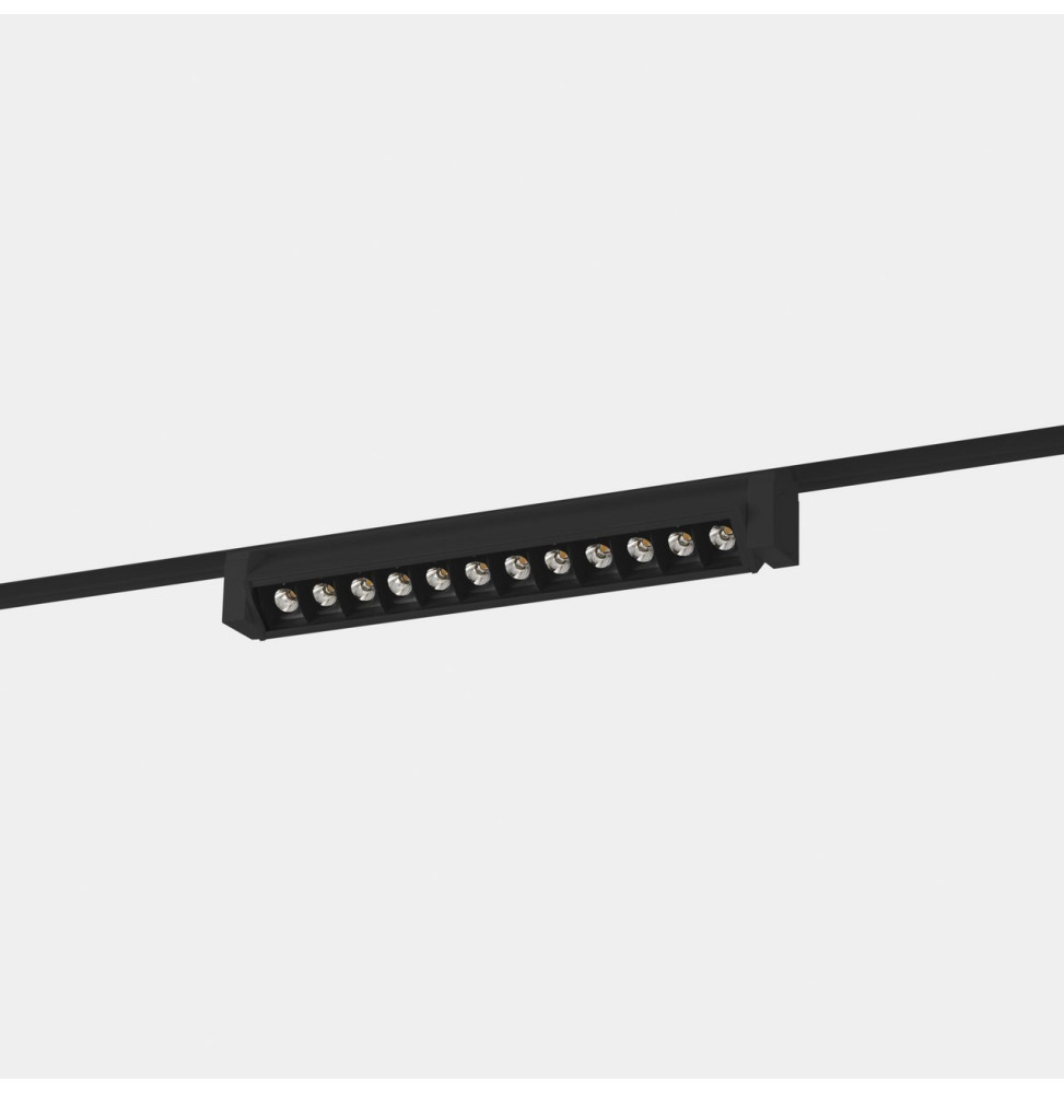 LedsC4 - Proyector Bento 12 LEDS ajustable bajo voltaje 12.6 blanco cálido 3000K CRI 90 ON-OFF negro 1374lm