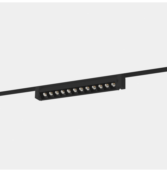 LedsC4 - Proyector Bento 12 LEDS ajustable bajo voltaje 12.6 blanco cálido 3000K CRI 90 ON-OFF negro 1374lm