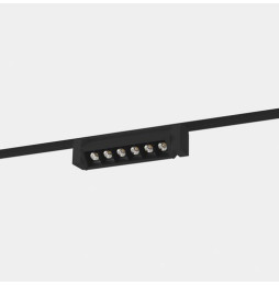 LedsC4 - Proyector Bento 6 LEDS ajustable bajo voltaje 6.3 blanco cálido 2700K CRI 90 CASAMBI negro 687lm