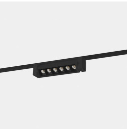 LedsC4 - Proyector Bento 6 LEDS ajustable bajo voltaje 6.3 blanco cálido 2700K CRI 90 ON-OFF negro 603lm