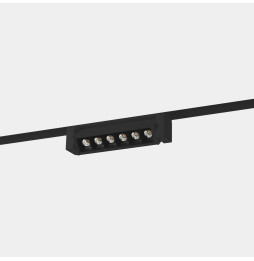 LedsC4 - Proyector Bento 6 LEDS ajustable bajo voltaje 6.3 blanco cálido 3000K CRI 90 ON-OFF negro 687lm