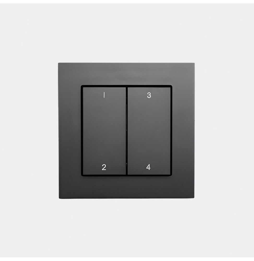 LedsC4 - Solución de control Black Enocean keypad 1 oro 2 buttons Casambi LedsC4 - Solución de control Black Enocean keypad 1 oro 2 buttons Casambi