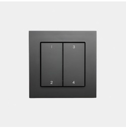 LedsC4 - Solución de control Black Enocean keypad 1 oro 2 buttons Casambi
