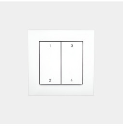 LedsC4 - Solución de control White Enocean keypad 1 oro 2 buttons Casambi