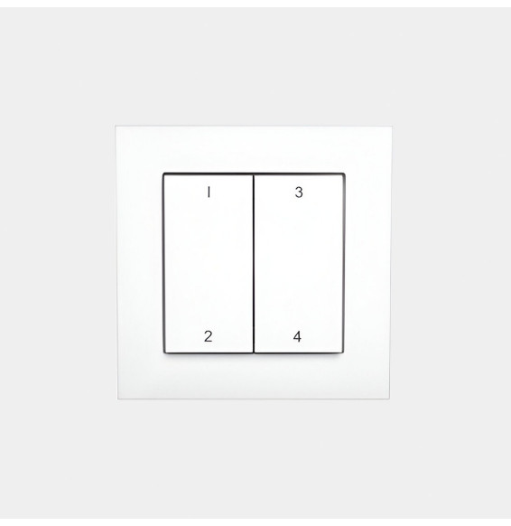 LedsC4 - Solución de control White Enocean keypad 1 oro 2 buttons Casambi