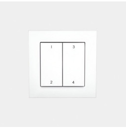 LedsC4 - Solución de control White Enocean keypad 1 oro 2 buttons Casambi