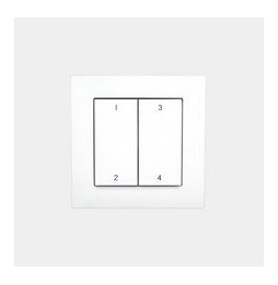 LedsC4 - Solución de control White Enocean keypad 1 oro 2 buttons Casambi