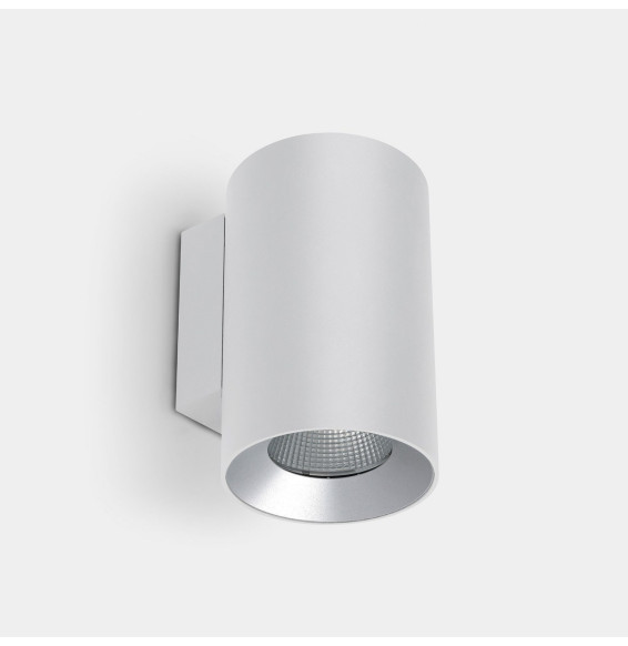 LedsC4 - Aplique IP66 Cosmos doble emisión ø110mm LED 24.5 blanco neutro 4000K ON-OFF blanco 2075lm