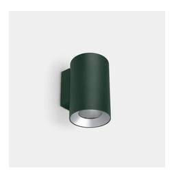 LedsC4 - Aplique IP66 Cosmos doble emisión ø85mm LED 11.8 blanco cálido 3000K ON-OFF verde abeto 1115lm