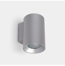 LedsC4 - Aplique IP66 Cosmos simple emisión ø110mm LED 25.4 blanco neutro 4000K ON-OFF gris 1820lm