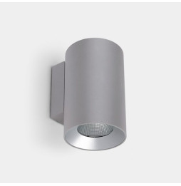 LedsC4 - Aplique IP66 Cosmos simple emisión ø110mm LED 25.4 blanco neutro 4000K ON-OFF gris 1820lm