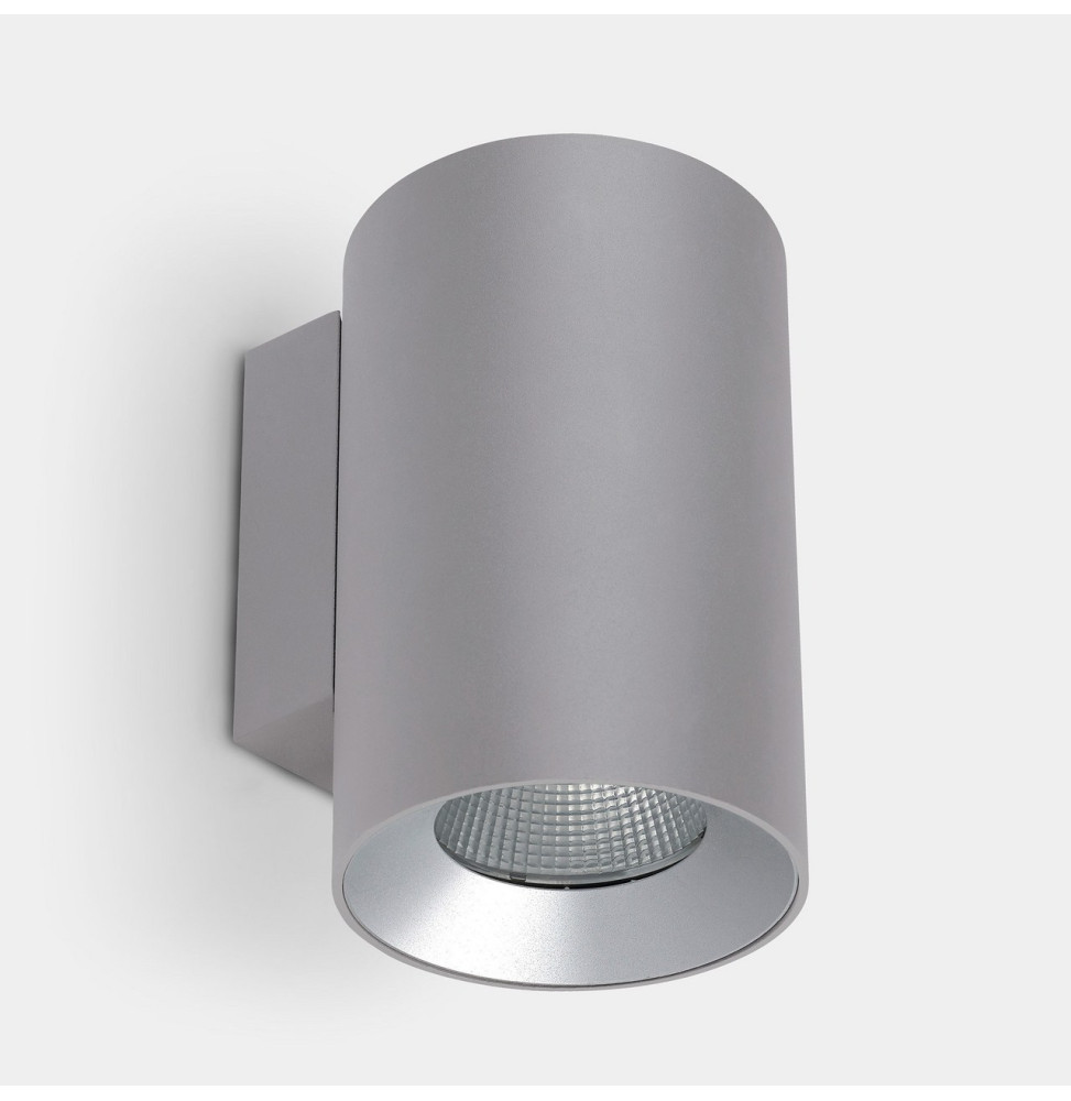 LedsC4 - Aplique IP66 Cosmos simple emisión ø144 LED 36 blanco cálido 2700K DALI-2 gris 2890lm LedsC4 - Aplique IP66 Cosmos simple emisión ø144 LED 36 blanco cálido 2700K DALI-2 gris 2890lm