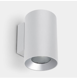 LedsC4 - Aplique IP66 Cosmos simple emisión ø144 LED 36 blanco cálido 2700K ON-OFF blanco 2890lm