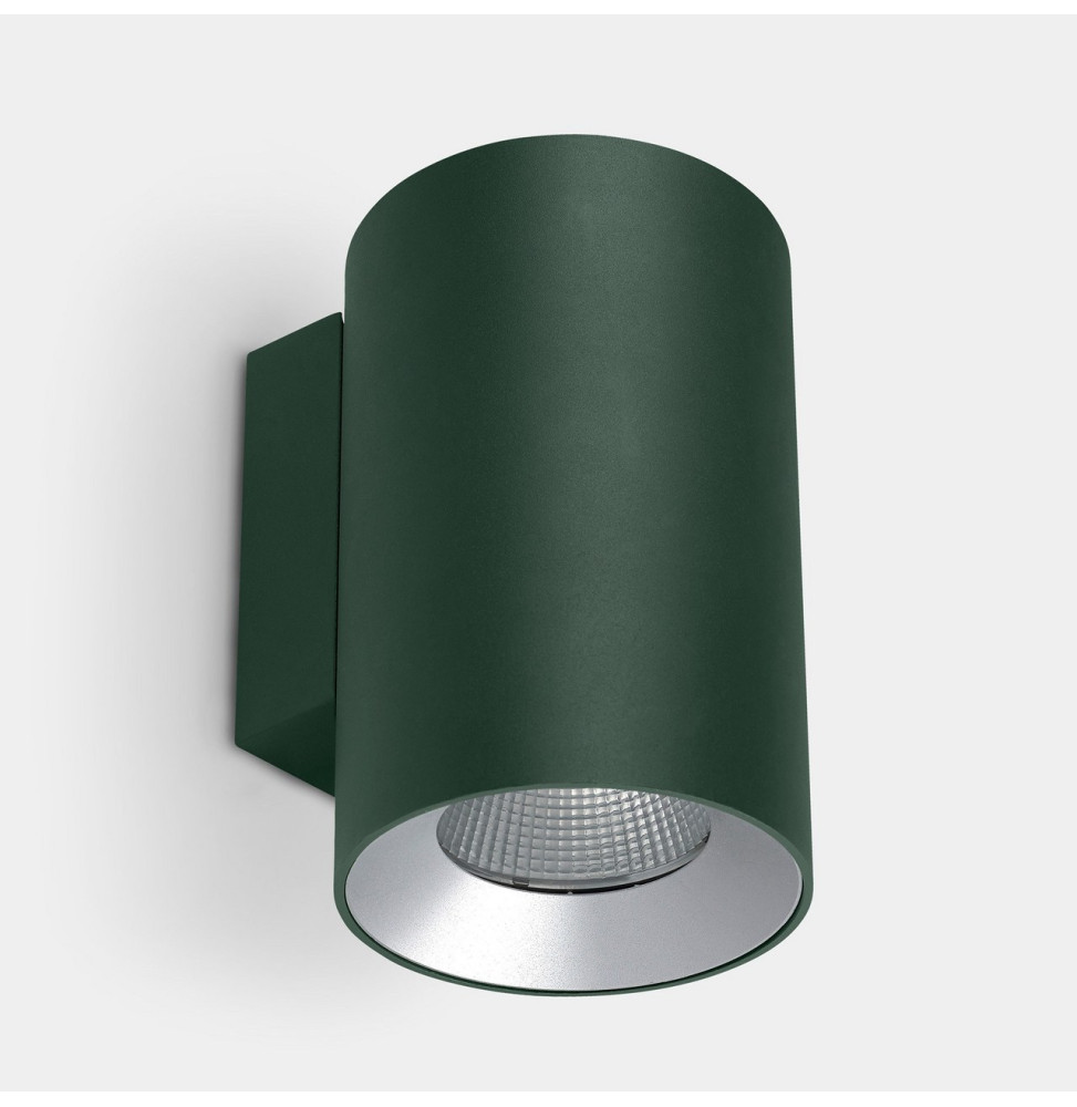 LedsC4 - Aplique IP66 Cosmos simple emisión ø144 LED 36 blanco cálido 2700K DALI-2 verde abeto 2890lm LedsC4 - Aplique IP66 Cosmos simple emisión ø144 LED 36 blanco cálido 2700K DALI-2 verde abeto 2890lm